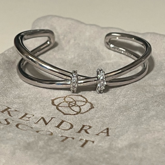 Kendra Scott Jewelry - Kendra Scott Silver Modern Cuff Bracelet